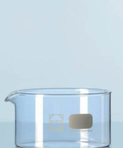 Chậu thủy tinh, đường kính 115mm, cao 65mm, 500ml, có mỏ Duran