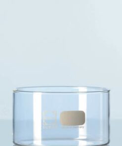 Chậu thủy tinh, đường kính 70mm, cao 40mm, 100ml, không mỏ Duran