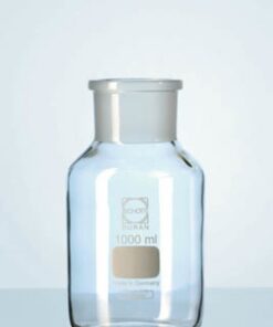 Chai trắng cổ rộng cổ mài NS 45/40, 500ml Duran