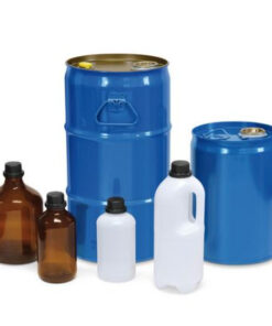 Chai thủy tinh 500ml, phủ PE nắp vặn S40 Merck