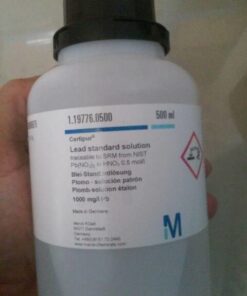 Lead standard solution traceable to SRM from NIST Pb(NO₃)₂ in HNO₃ 0.5 mol/l 1000 mg/l Pb Certipur®