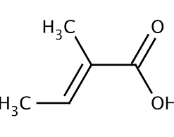 trans-2,3-Dimethylacrylic acid, 98% 100g Acros