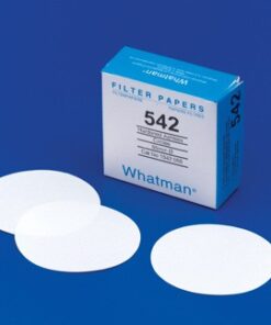 Giấy lọc định lượng 542, không tro, chậm 2.7um, 125mm Whatman