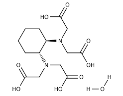 trans-1,2-Diaminocyclohexane-N,N,N',N'-tetraacetic Acid Monohydrate, 98% 100g Acros