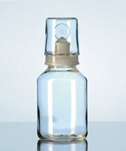 Chai trắng đựng axit nắp mài Duran