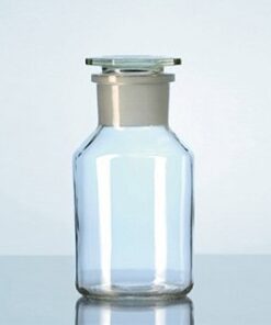 Chai trắng nút mài MR, nút lục giác 125ml, 29/23 Dinlab