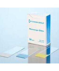 Lam kính 26x76mm, mài mờ cạnh góc 45°, Duran.