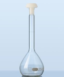 Bình định mức class B, 100ml, nút nhựa  Duran