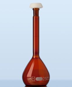 Bình định mức nâu A 500ml 19/26 Duran