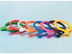 Vòng thẻ cao su cho chai trung tính màu hồng Duran