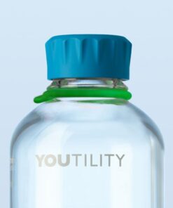 Vòng thẻ cao su cho chai trung tính màu xanh lá cây Duran