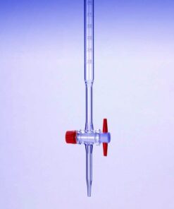 PYREX Buret khóa nhựa, class AS, 50ml, 1/10