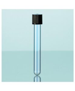 Ống nghiệm có nắp vặn đen, 16x100mm, 12ml, GL18 Duran