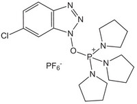 PyClock 6-Chloro-benzotriazole-1-yloxy-tris-pyrrolidinophosphonium hexafluorophosphate Novabiochem® 25g Merck