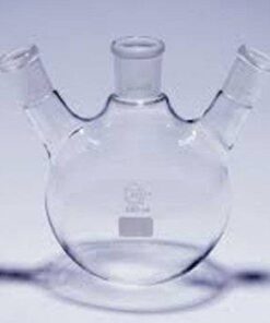 Bình cầu thủy tinh 500 ml đáy tròn 3 cổ Trung Quốc