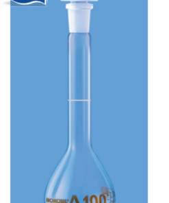 Bình định mức nút nhựa class A 50ml, hiệu chuẩn ở 27ºC Borosil