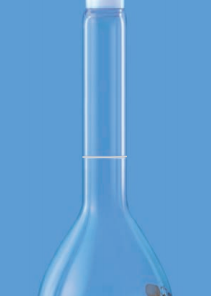 Bình định mức nút nhựa class A 20ml Borosil