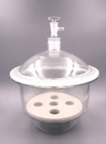 Bình hút ẩm, nắp có vòi Cordial Lab Trung Quốc