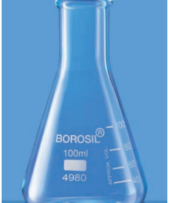 Bình tam giác cổ hẹp 100ml Borosil