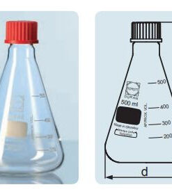 Bình tam giác cổ vặn, không nắp 500ml Duran