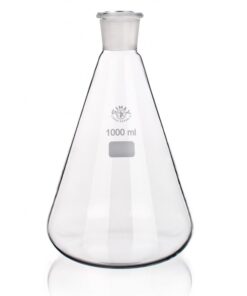 Bình tam giác cổ nhám 29/32 300ml Simax