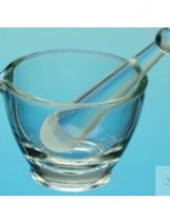 Bộ cối chày thủy tinh 60mm Genlab