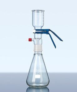 Bộ lọc có đệm PTFE và kẹp có thể sử dụng đĩa lọc, phễu 47mm,250ml, bình 1lít Duran