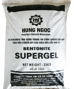 Bột Đất Sét Bentonite Supergel, Việt Nam, 25kg/bao
