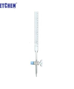 Buret thẳng khóa thủy tinh đầu mài loại AS - Duran