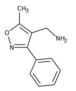 (5-Methyl-3-phenyl-4-isoxazolyl)methylamine, 97% 1g Maybridge