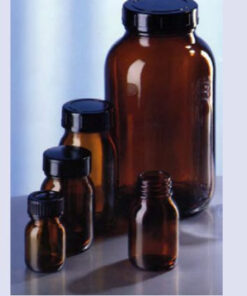 Chai đựng mẫu nâu nắp vặn, MR 250ml Assistent