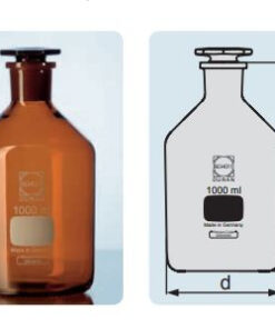 Chai nâu cổ hẹp nút TT 5000ml 45/40 Duran