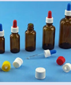 Chai nhỏ giọt, TT, nâu, 100ml, có quả bóp nút vặn Assistent