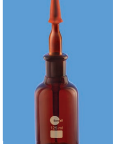 Chai nhỏ giọt màu nâu 125ml Borosil