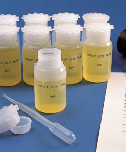 Chai nhựa đựng mẫu PE miệng rộng, nắp PP, có CV 2000ml Kartell