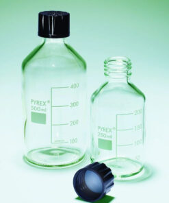 Chai thủy tinh nắp nhựa phenolic cổ 25mm, 50ml Pyrex Scilabware