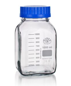 Chai trắng vuông nắp vặn 5000ml Simax