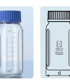 Chai trung tính có khía GLS 80, 250ml Duran