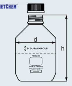 Chai trung tính thép không gỉ GL 45 Duran