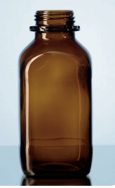 Chai vuông nâu MR, 250ml, không nắp Duran