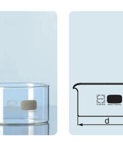 Chậu kết tinh 70x40mm, 100ml, có mỏ Duran