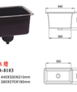 Bồn rửa nhựa XSD 8103 Trung Quốc