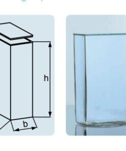 Chậu trữ mẫu 120x60x180mm Duran