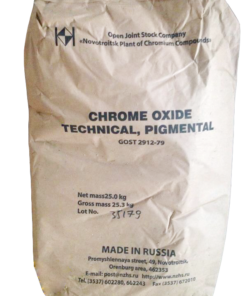 Chromium oxide Cr2O3 99%, Nga, 25kg/bao 1308389