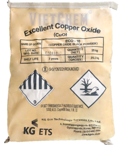 Copper(II) oxide CuO, Hàn Quốc, 25kg/bao 1317-38-0
