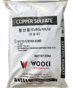 Copper sulfate CuSO4.5H2O 99%, Hàn Quốc, 20kg/bao 7758-99-8