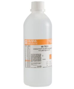 Dung dịch hiệu chuẩn độ dẫn (EC) 1413 µS/cm HI7031L chai 500ml Hanna
