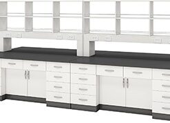 Bàn thí nghiệm trung tâm có kệ HMRT-CT206-4200 Hankook