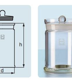 Hộp tiêu bản 65x103mm 175ml Duran