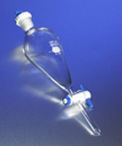 Phễu chiết quả lê 100ml, khoá PTFE - Isolab Đức